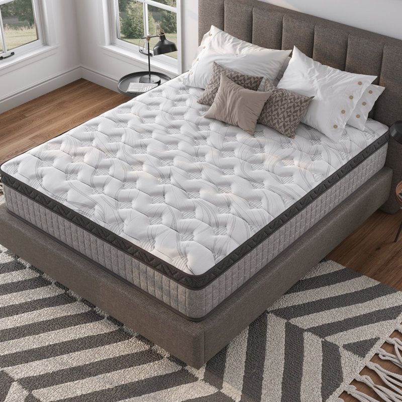 Matelas hybride, Très grand lit, 12"