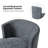 Cabrini 28.5"W Modern Swivel Accent Chair With Solid Wood Base-2078602036