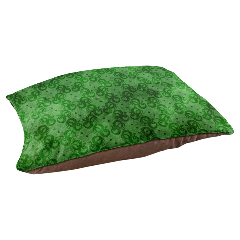Coussin de créateur de serpents Byrge, L 52 po x l 42 po, Vert