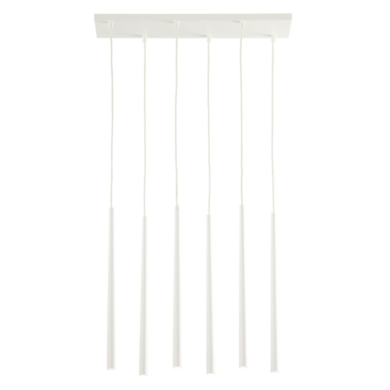 Piano 6 - Light Cluster Pendant, White