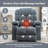 Recliners with Vibration Massage &amp; Heat, Oversized Rocker Chair with 2 Cup Holders, USB Port | Navy Blue | Metal &amp; Wood Frame-2110450091