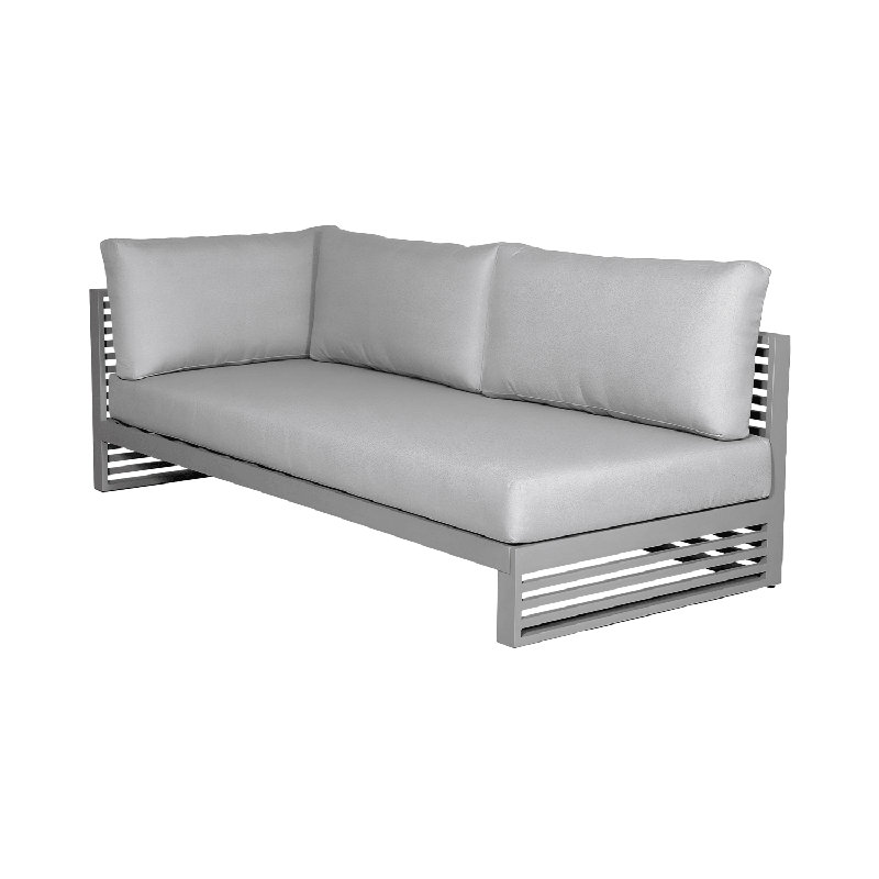 Canapé modulaire extérieur Mall Mall gris