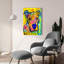  «I Know Some Of ces mots» par Dean Russo, art mural en verre acrylique, 24 po x 36 po-569958684