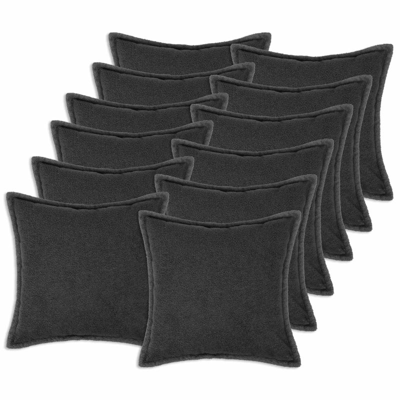 Cushion Cover, Square 45cm, Dark Grey