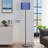 Gabrielle 57.8'' Silver Traditional Floor Lamp