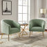 Audwin 27.5" W Polyester Barrel Chair