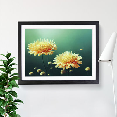 Intriguing Chrysanthemum Flowers - Framed Print