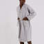 Hammd 100% Cotton Waffle Gender Neutral Mid-Calf Bathrobe with Pockets-1510750031-1510750019