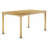 Como 4 - Person Teak Patio Dining Set with Rectangular Table