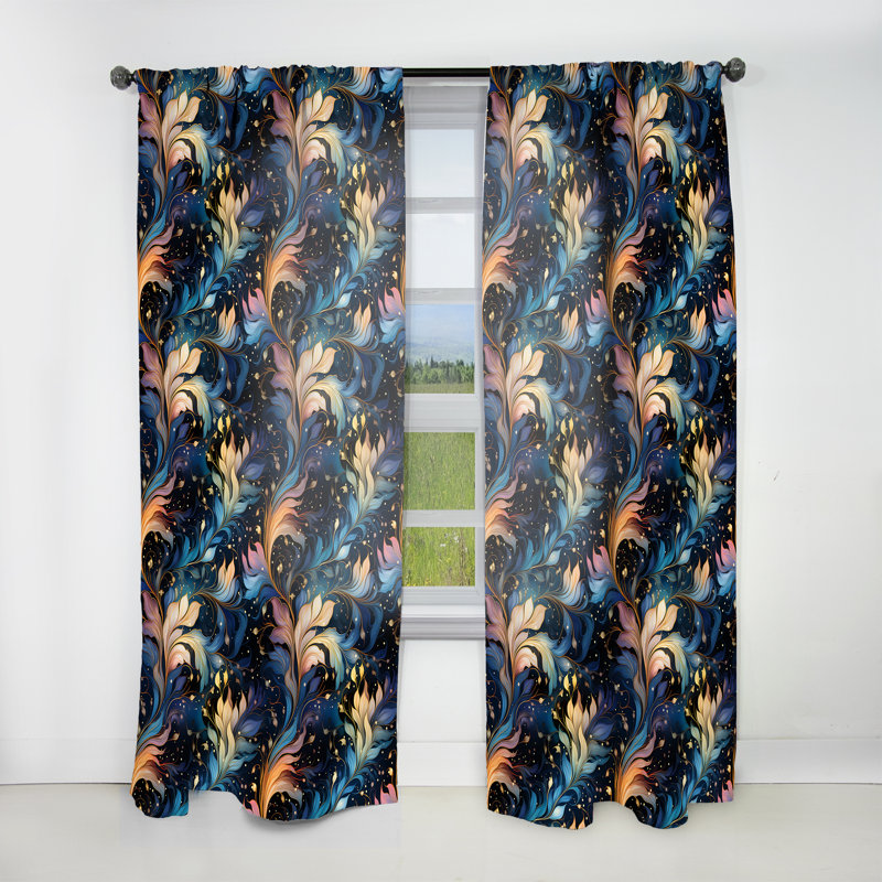 Motif cachemire Ethereal Whispers, L 52 po x L 63 po