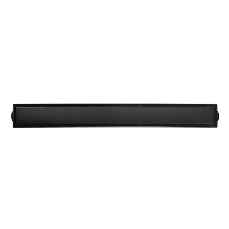 Kingston Watercourse 48-Inch Linear Shower Drain, Matte Black