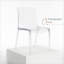 Chaises de salle à manger Lade Modern Lucite - Chaises empilables en acrylique transparent entièrement assemblées pour la cuisine ou la salle à manger-22458886-124798130