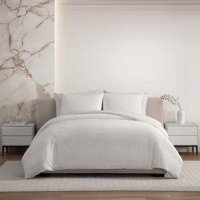 Ensemble de housse de couette blanc cassé Vera Wang
