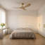 Maverick Smart 52 Celing Fan in Burnished Brass with Washed White Oak Blades