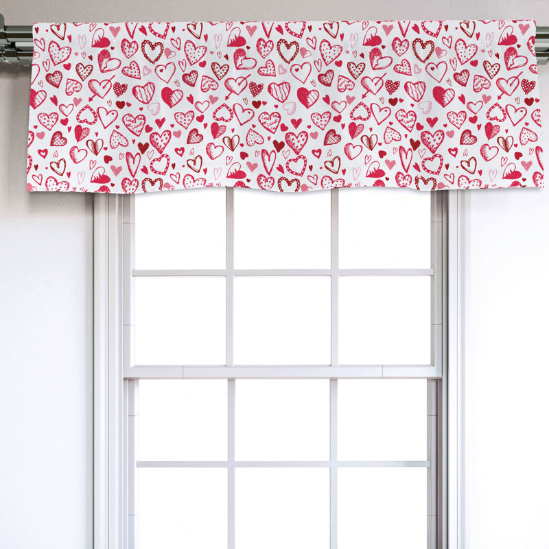 Sateen Ruffled Window Valance