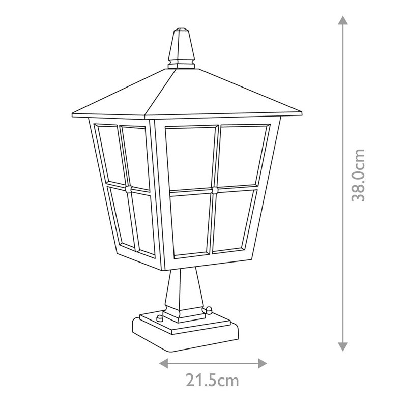 Kaia Transparent Pier Mount Light