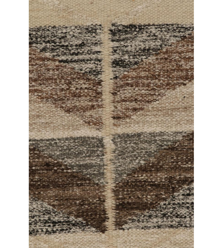 Scandinavian Wool Geometric Area Rug, Rectangle 13' x 19'