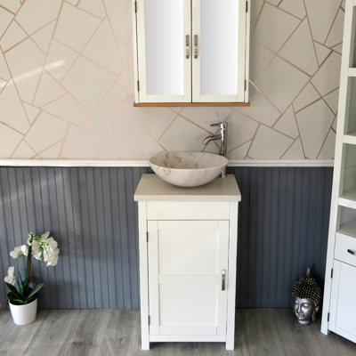 Scroggins 515 mm Freestanding Cloakroom Vanity