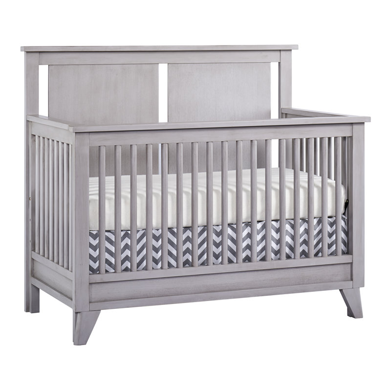 Lit de bébé Wyndham 4 en 1 gris cendré