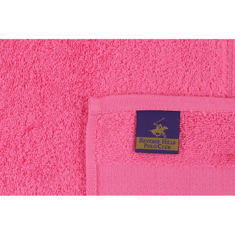 Ensemble de 4 serviettes de bain 100% coton 4 pièces, Rose clair / rose / rose cendré