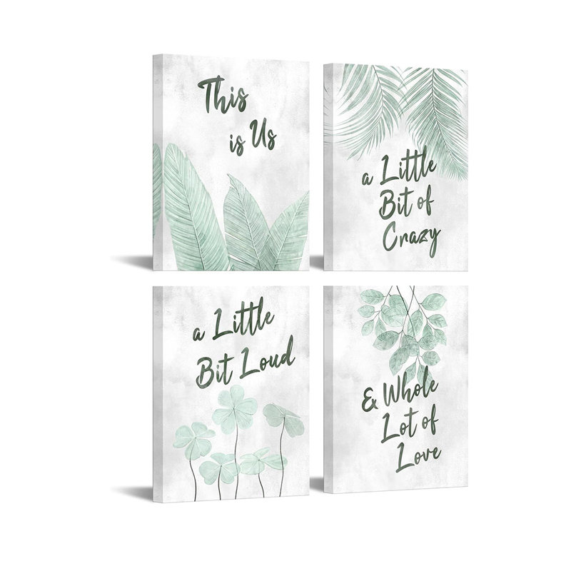 4 Piece Wrapped Canvas Print