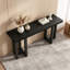 Console géométrique avec pieds en pin massif pour le vestibule et la chambre à coucher-1742501692