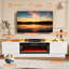 Meuble télé l 80 po avec foyer électrique et lumières DEL Keyle -1754370274-1788039501