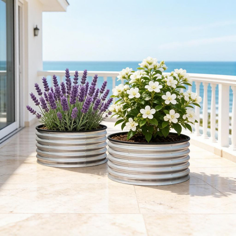 Set of 2 Planter Box,Raised Garden Beds,Garden Planter Boxs(2PCS Planter Box)
