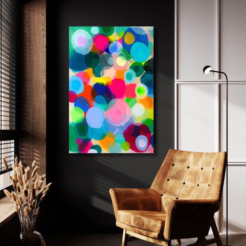 «Power Wins One» par Wyanne, art mural en verre acrylique, H 36 po x l 24 po x P 0,2 po