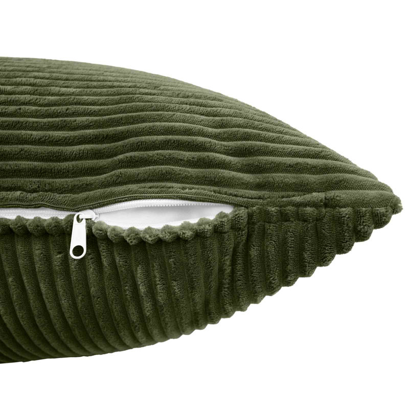 Anthracite Cushion Cover, Square 70cm, Green