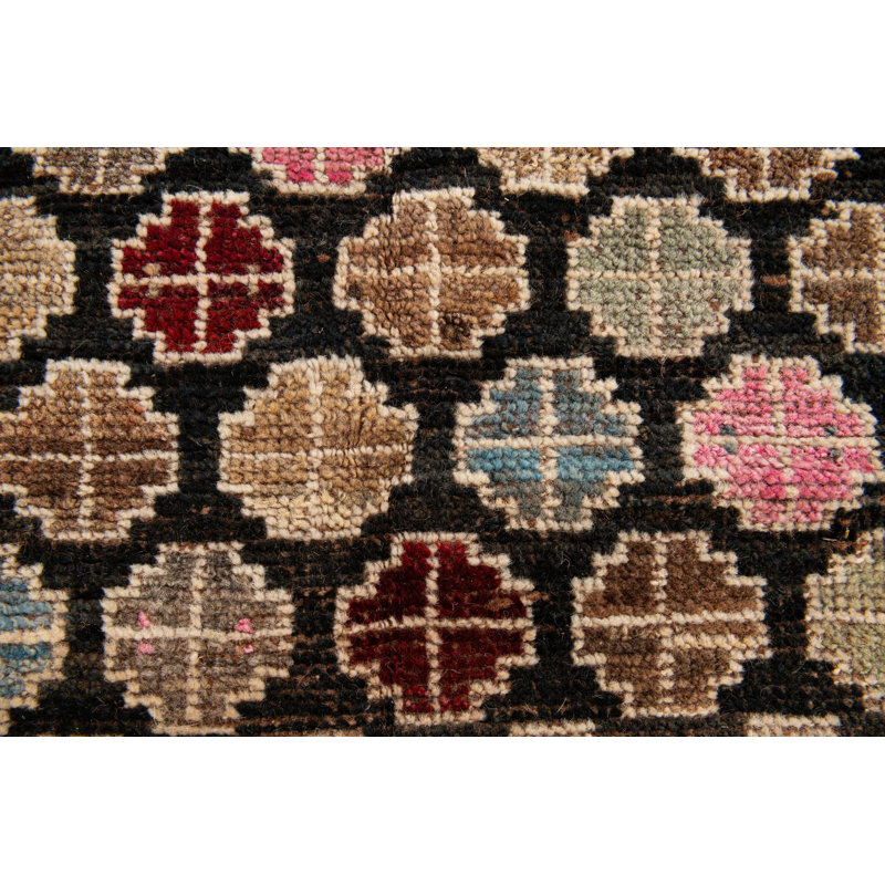 Tapis noir Indira