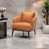 Similicuir orange