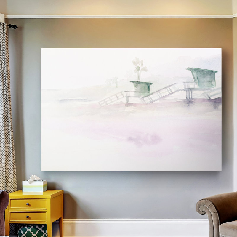 « aube beach break iii », impression sur toile, H 8 po x l 12 po x P 1 po, Toile tendue