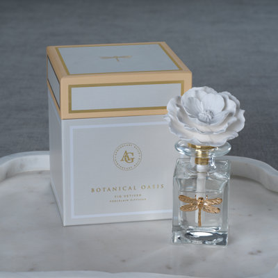 Botanical Oasis Fig Vetiver Porcelain Diffuser