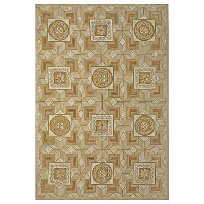 Flatweave Wool Geometric Indoor Rug