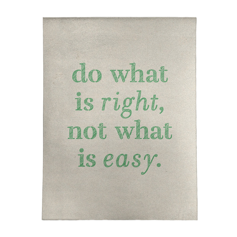 "do what is what is right tapis poly chenille", Rectangle 5 pi x 7 pi
