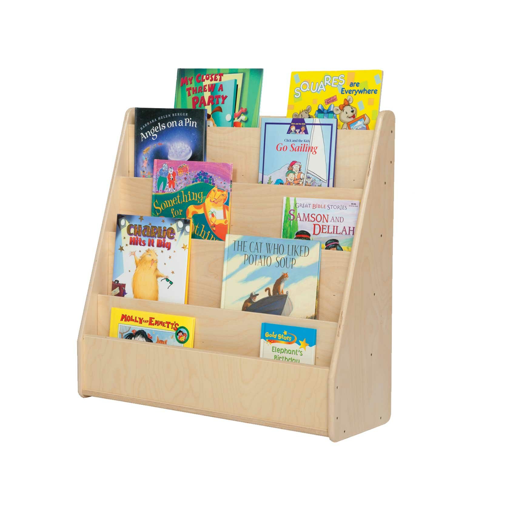 Wood Designs Contender Single Sided Book Display & Reviews | Wayfair