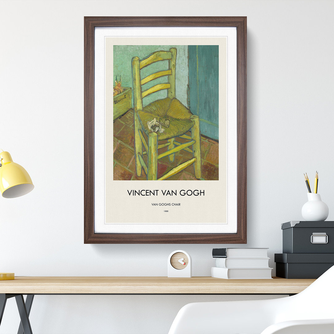 Vincents Chair by Vincent Van Gogh - Picture Frame Art Prints