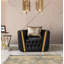 Ensemble de salon en velours Lilas-98715601