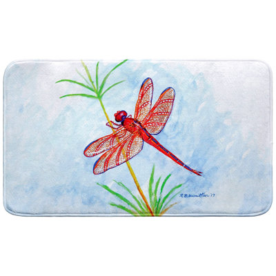 Tapis de bain Red DragonFly