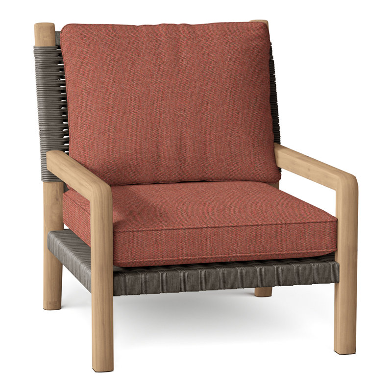 Hudson Outdoor Lounge Chair, Hudson Charcoal Lace, Perigold Play Adobe