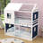 Frame House Bed With Tent And Ladder-477862982-477862976