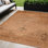 Tapis intérieur lavable oriental orange cuivre et brun 8 pi x 10 pi