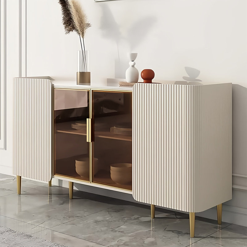 Buffet multifonctionnel de luxe, H 33,46 po x l 62,99 po x P 15,74 po