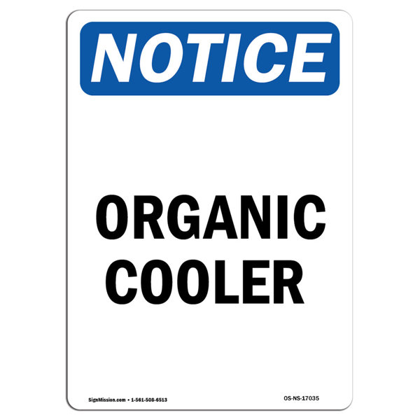 SignMission Organic Cooler Sign | Wayfair