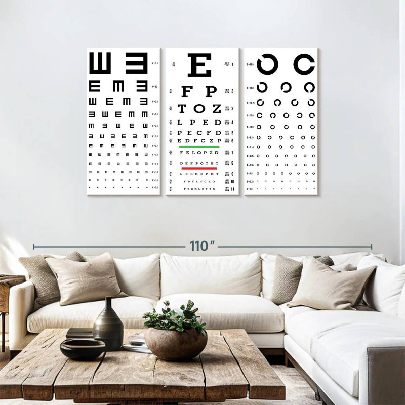 Graphiques de test Alcaraz Vision, H 48 po x l 74 po