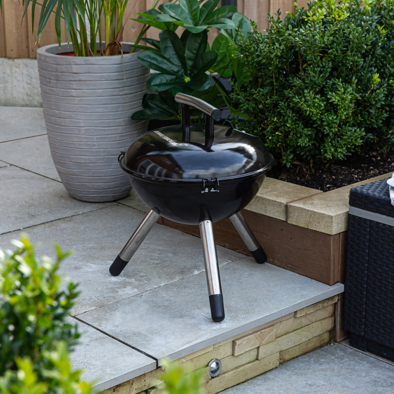 George Foreman 39.5cm W Kettle Charcoal Grill