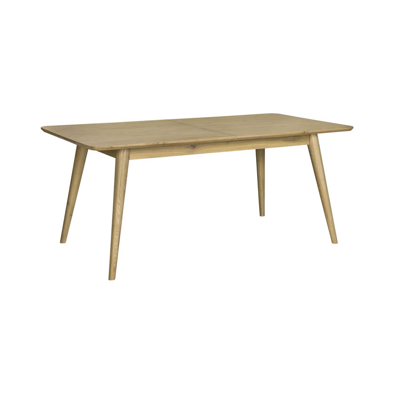 Zulema Oak Solid Wood Base Dining Table, 76" H x 230" W x 100" D