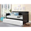 Lit de jour simple sans couchette Debellis, lit d'invité, lit plat, cadre de lit-99335357