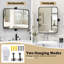 Miroir mural pivotant 30 po